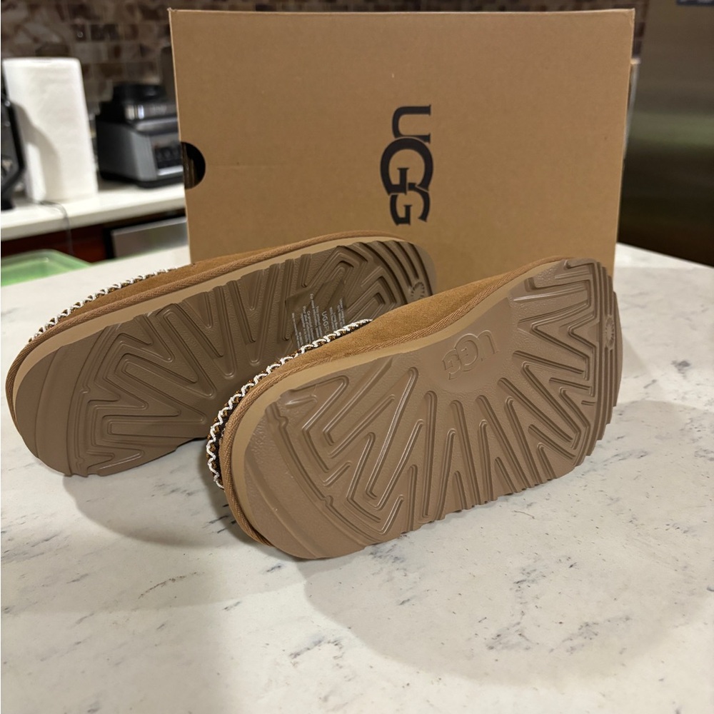 UGG Tasman II Slipper Big Kids Suede Upper 1019066K Chestnut 100% Original New - Picture 10 of 14